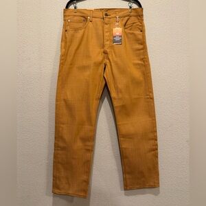 Levi's Men's Straight Jeans in Warm Mustard